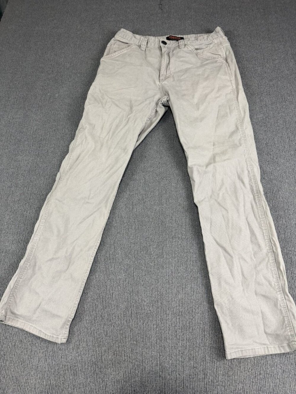 Ridgecut Mens Gray Work Pants 34x34 Straight Fit
